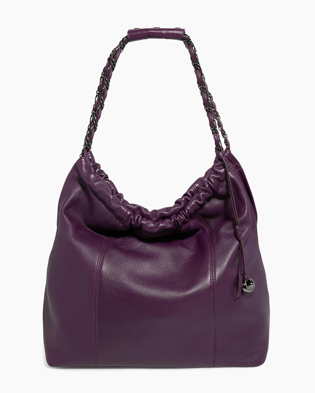 Plum Lennon Large Shoulder Designer Leather Handbag For Women