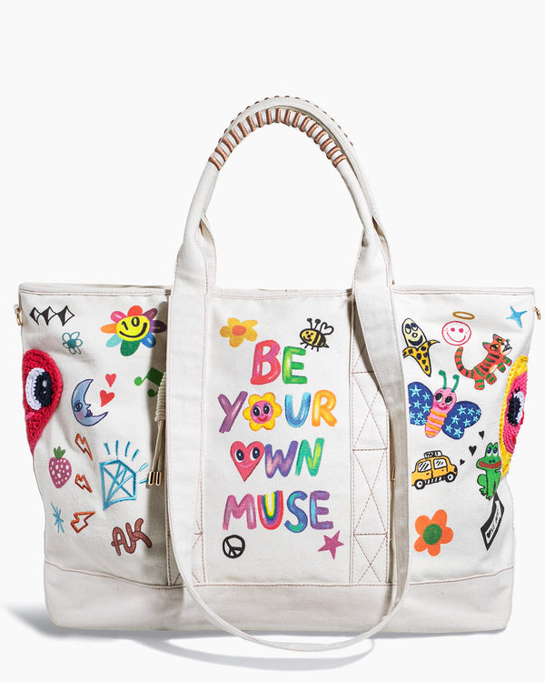 AK x ISCREAMCOLOUR Be Your Own Muse Tote