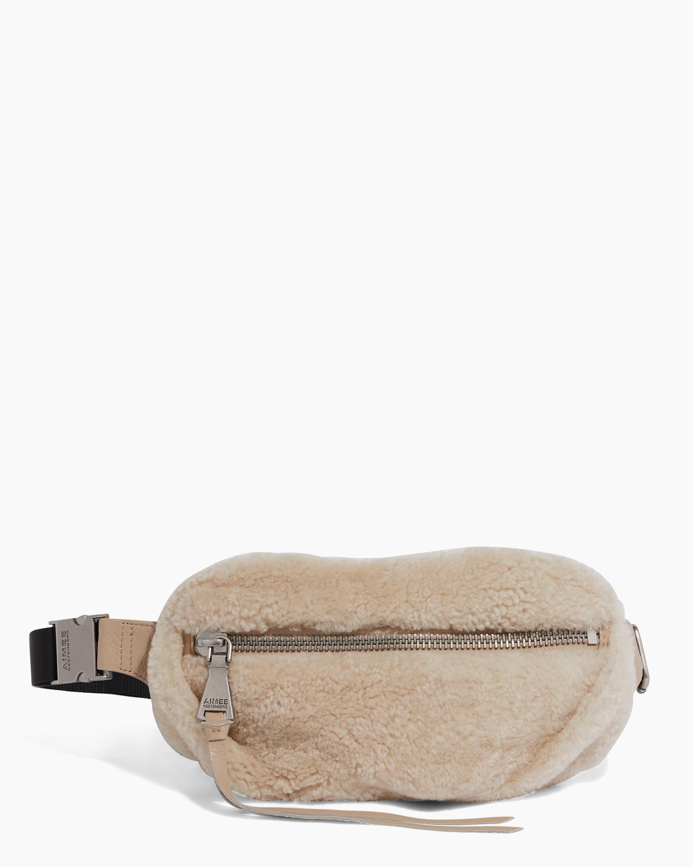 celle indhold dyd Milan Oat Shearling Bum Bag | Aimee Kestenberg