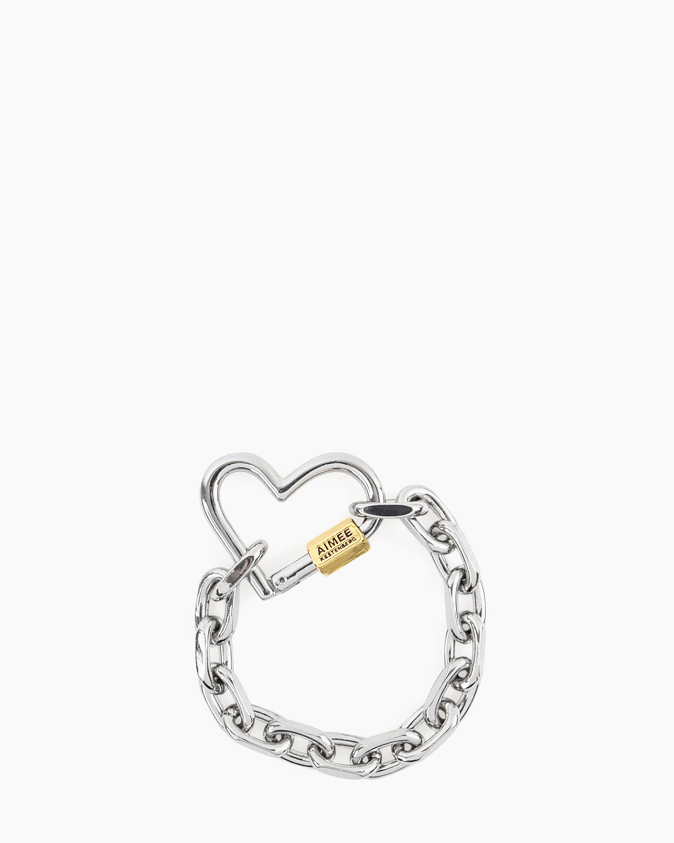 Ambush - Small Padlock Chain Necklace - Silver/Gold | Feature