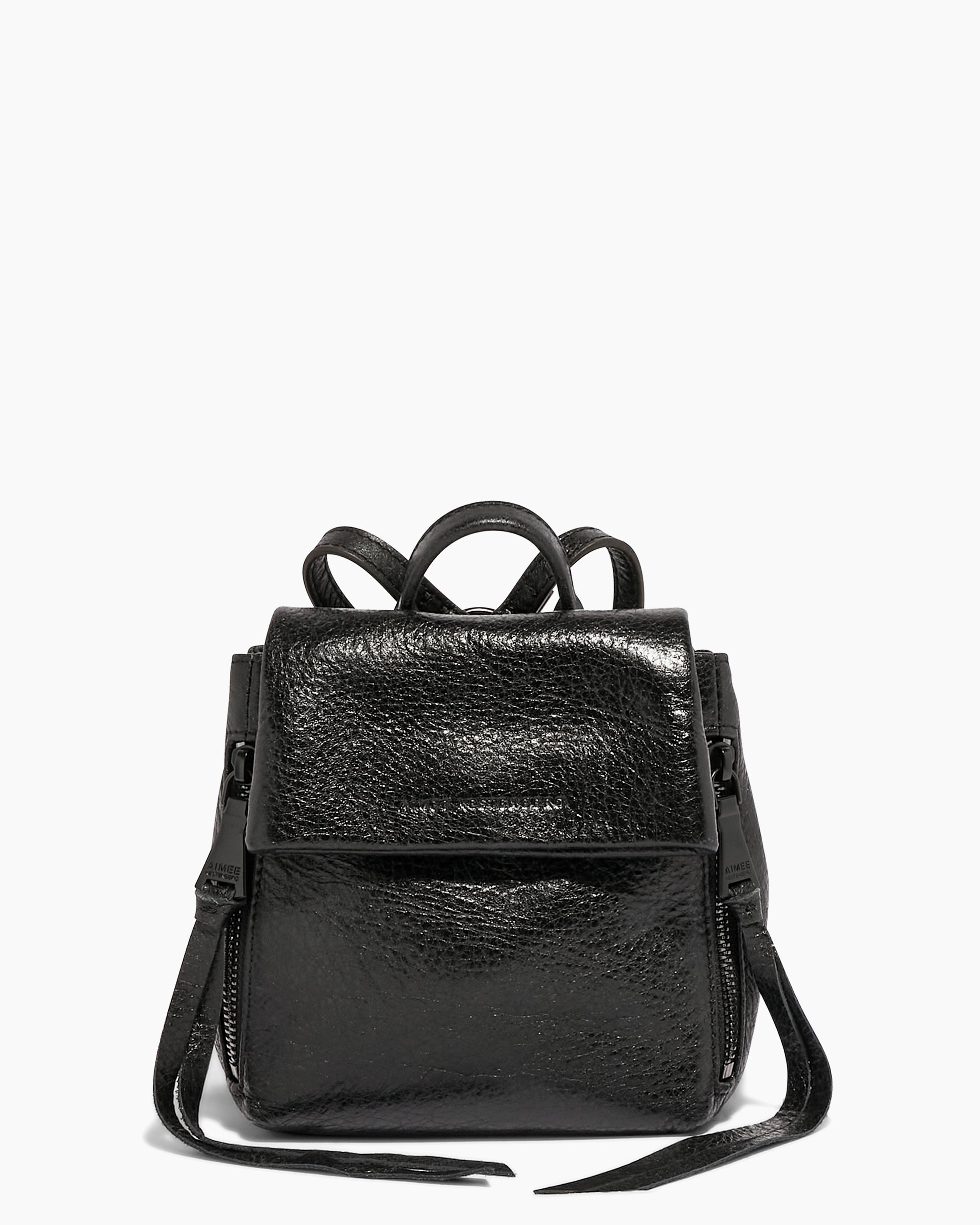 leather backpack mini