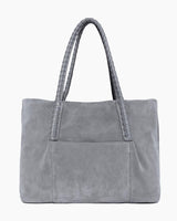Embrace Tote Graphite Suede