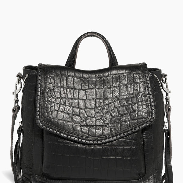 Aimee Kestenberg  All For Love Convertible Backpack Black Croco