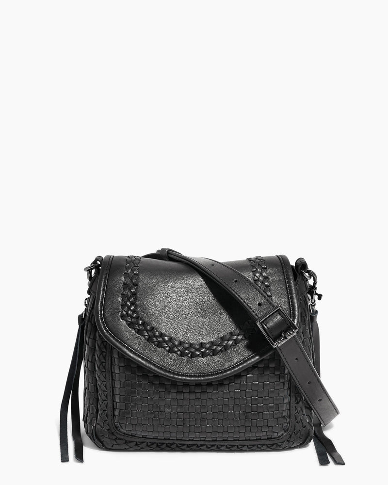 Woven All For Love Mini Crossbody