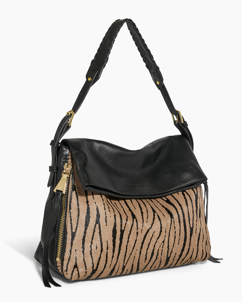 Aimee Kestenberg Bali Novelty Hobo Tiger Haircalf