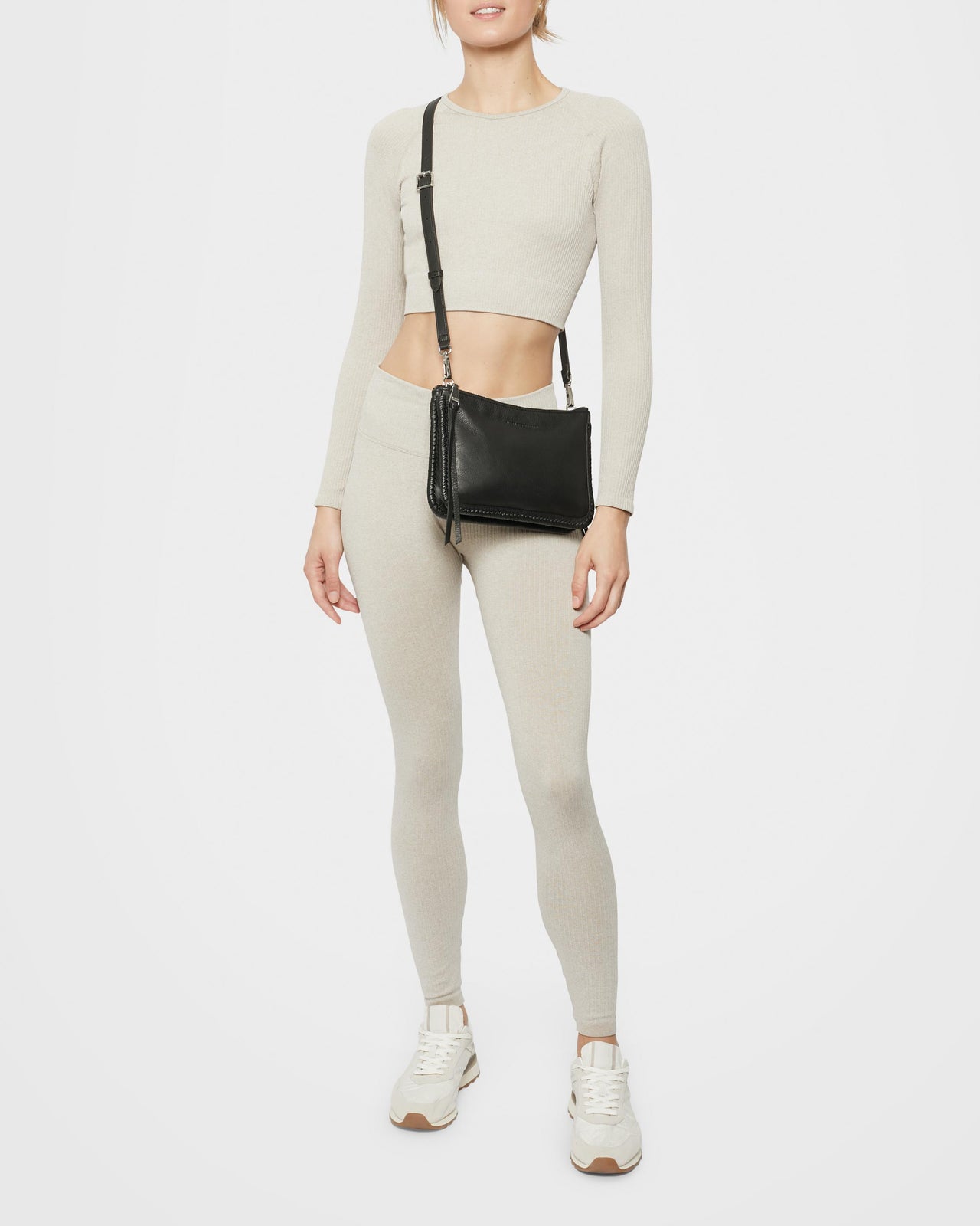 Famous Double Top Zip Crossbody