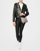 Famous Double Top Zip Crossbody