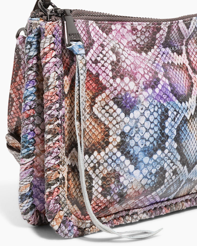 Famous Double Top Zip Crossbody