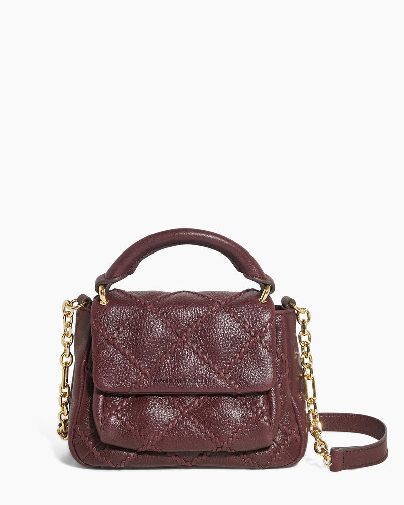 Aimee Kestenberg The Madison Convertible Top Handle Bag in True Plum