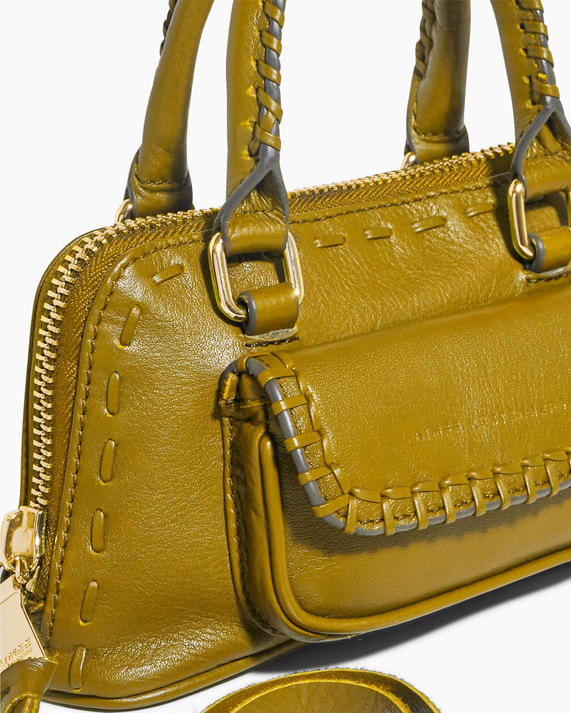 Aimee Kestenberg Mini Sedona Convertible Leather Crossbody Bag in Cumin