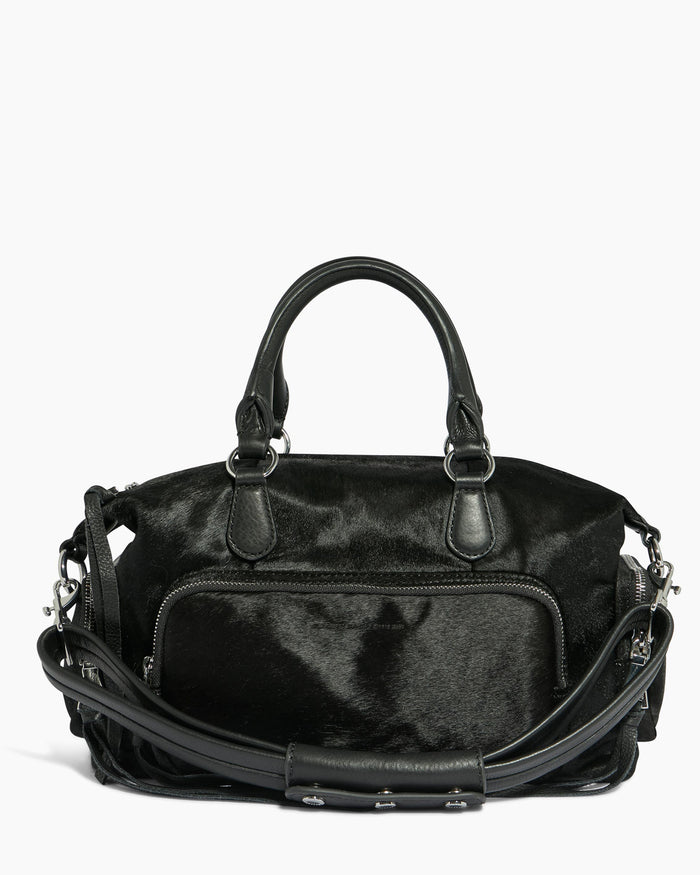 aimee kestenberg Away We Go Satchel Black Haircalf