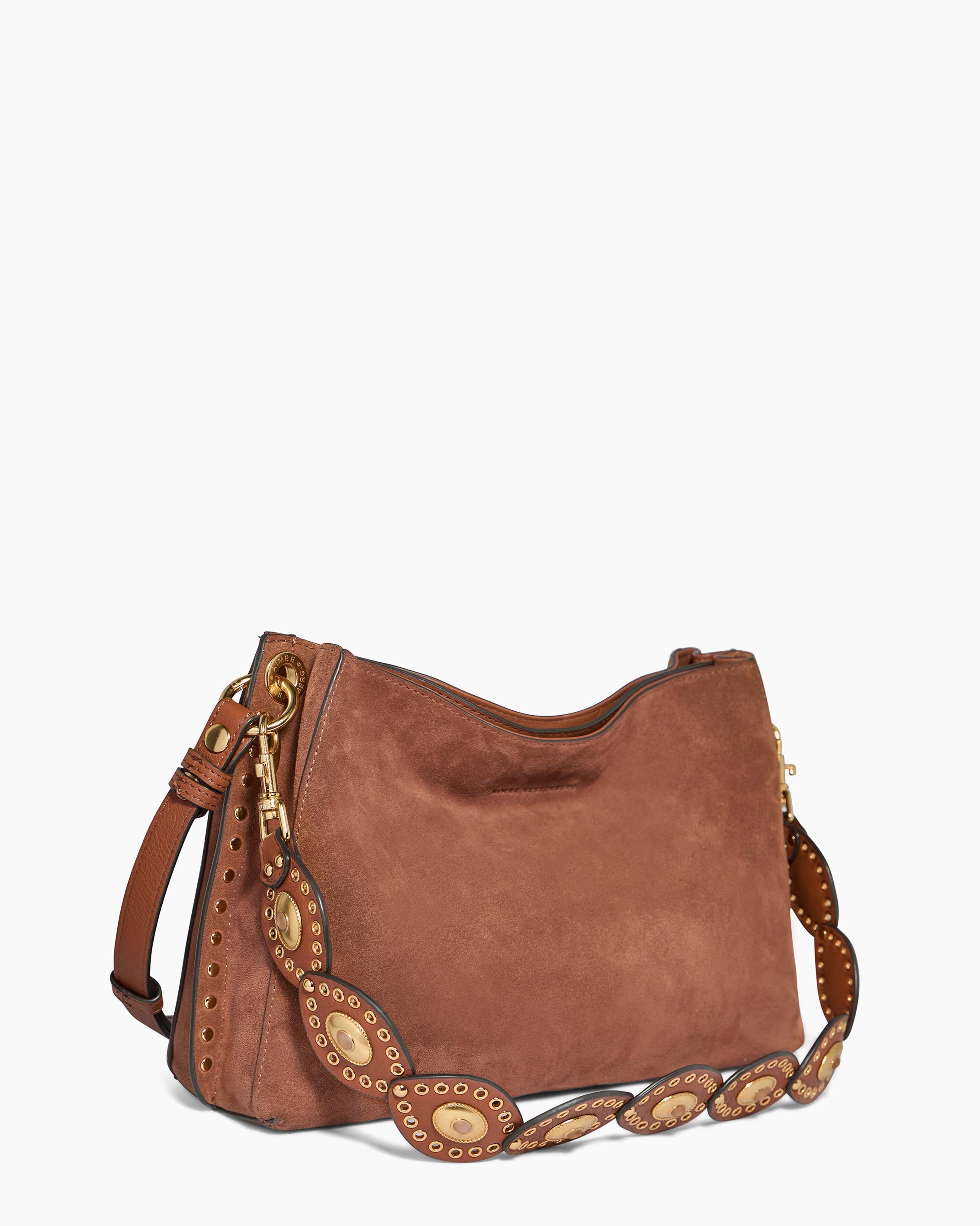 Nutshell Roma Double Entry Shoulder Designer Leather Handbag For