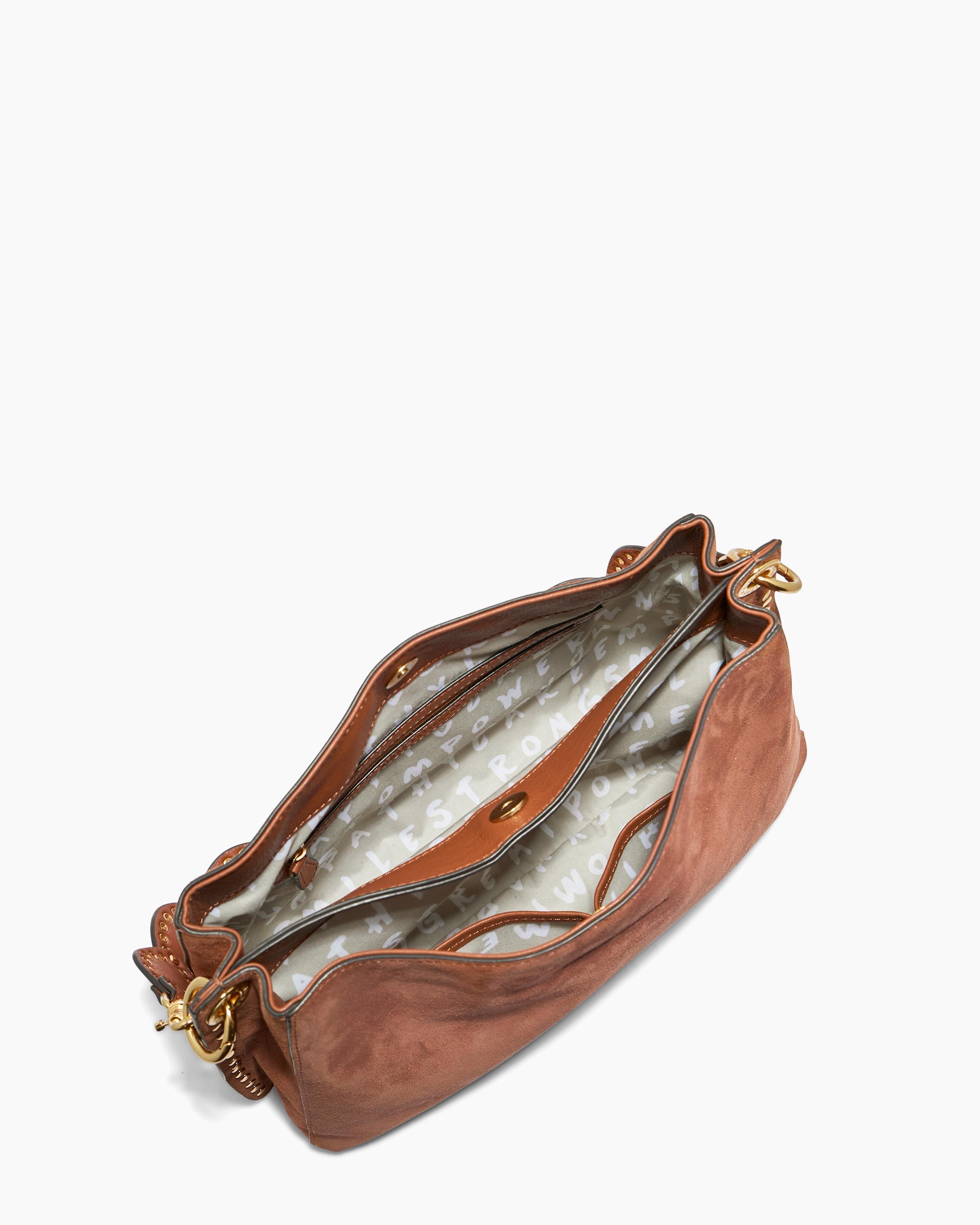 Nutshell Roma Double Entry Shoulder Designer Leather Handbag For