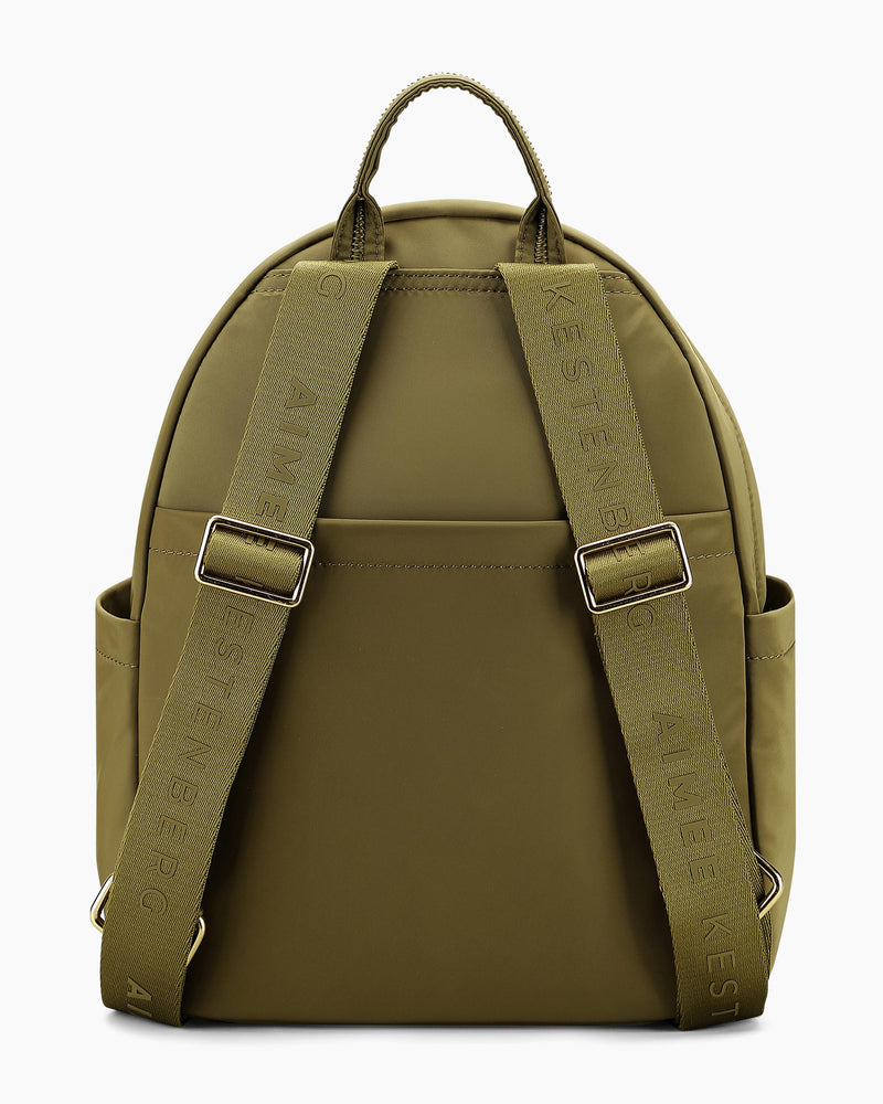 Tamitha Nylon Zip Around Laptop Backpack