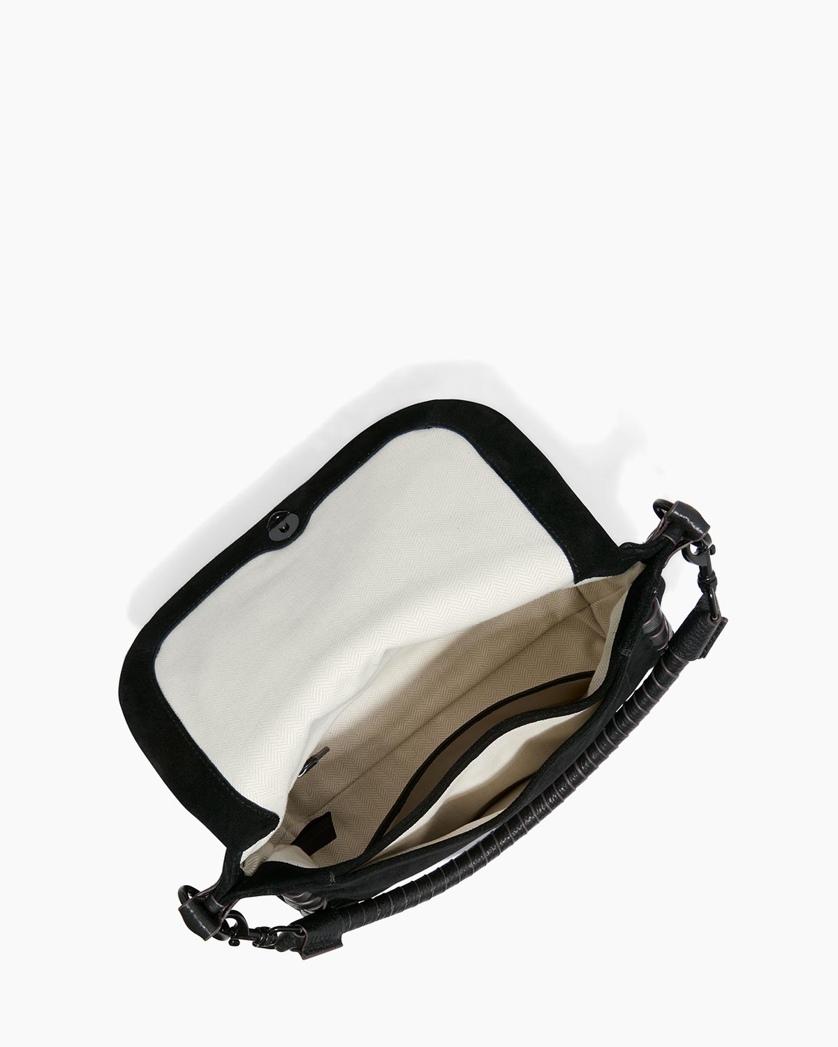 レザレクション　ポシェット Black Zen Convertible Crossbody Designer Leather Handbag For Women