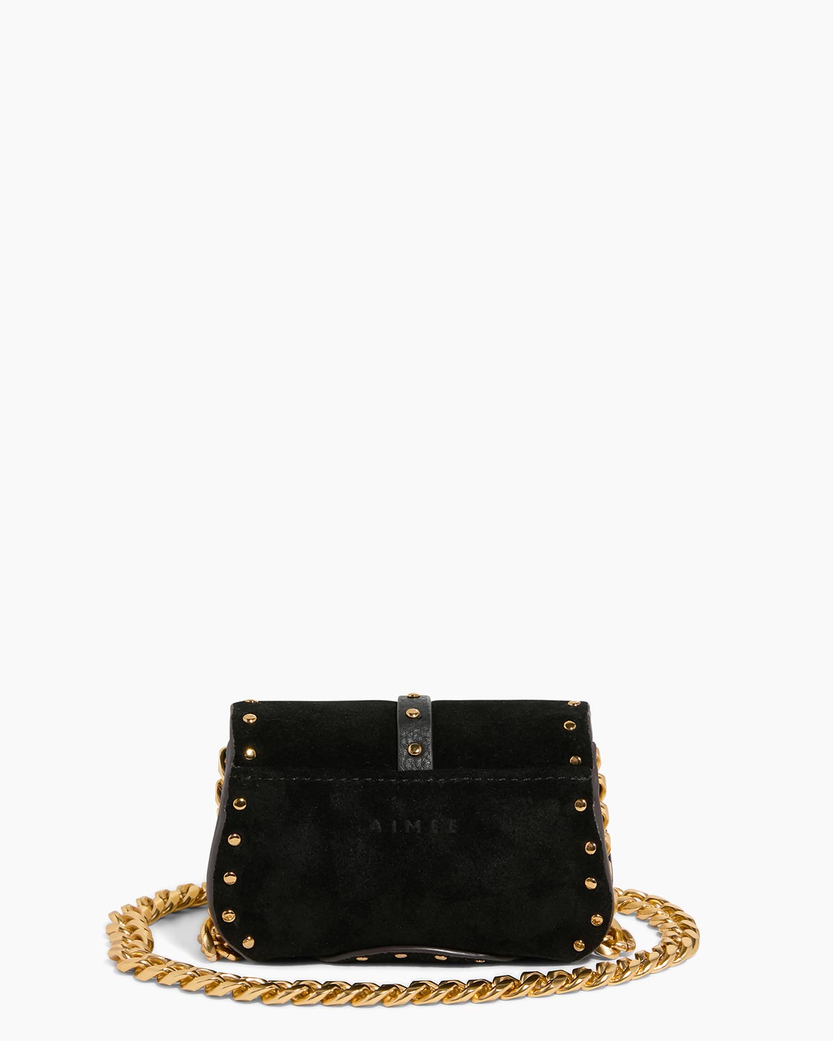 Black Amour Micro Crossbody Designer Leather Handbag For Women 