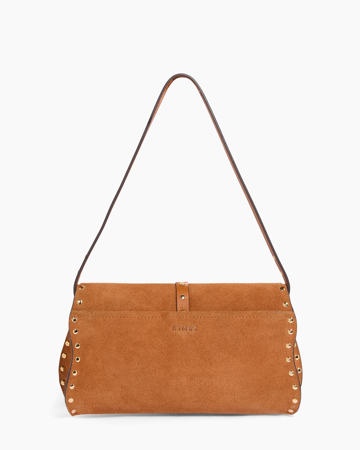 rustic caramel suede