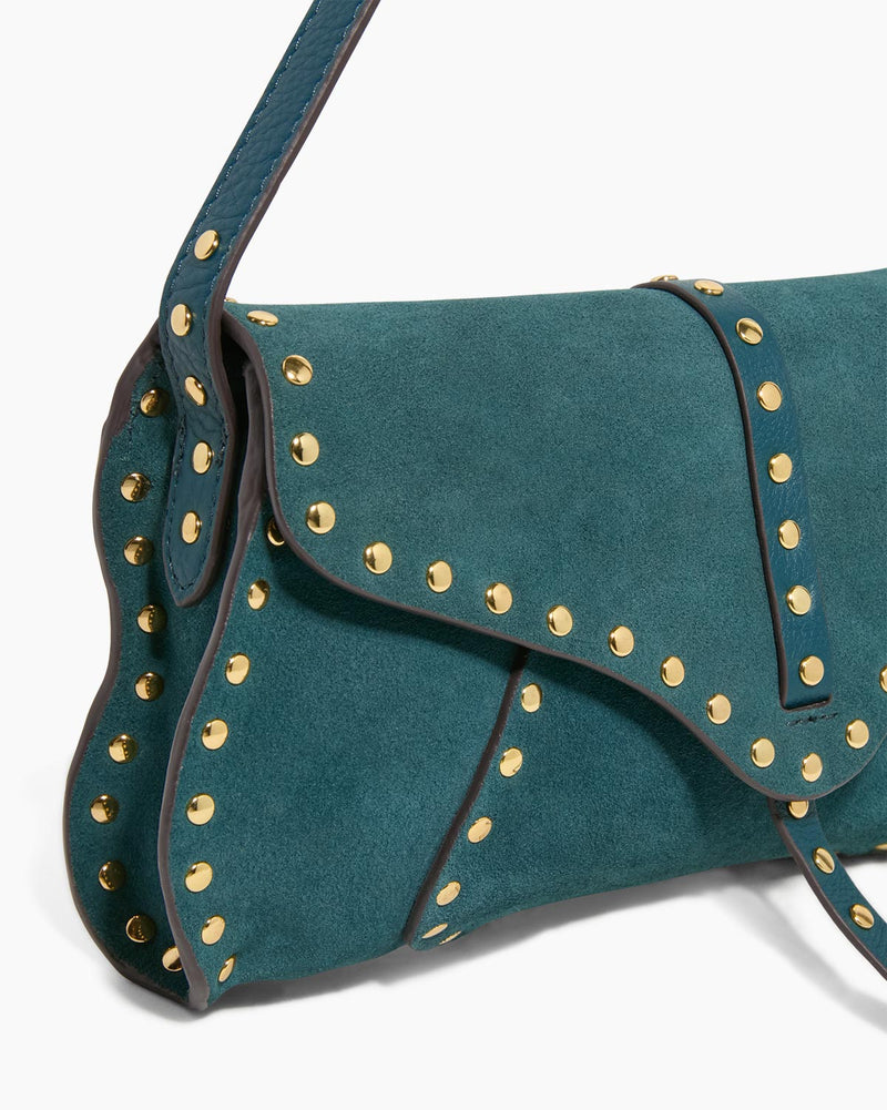 transform teal suede