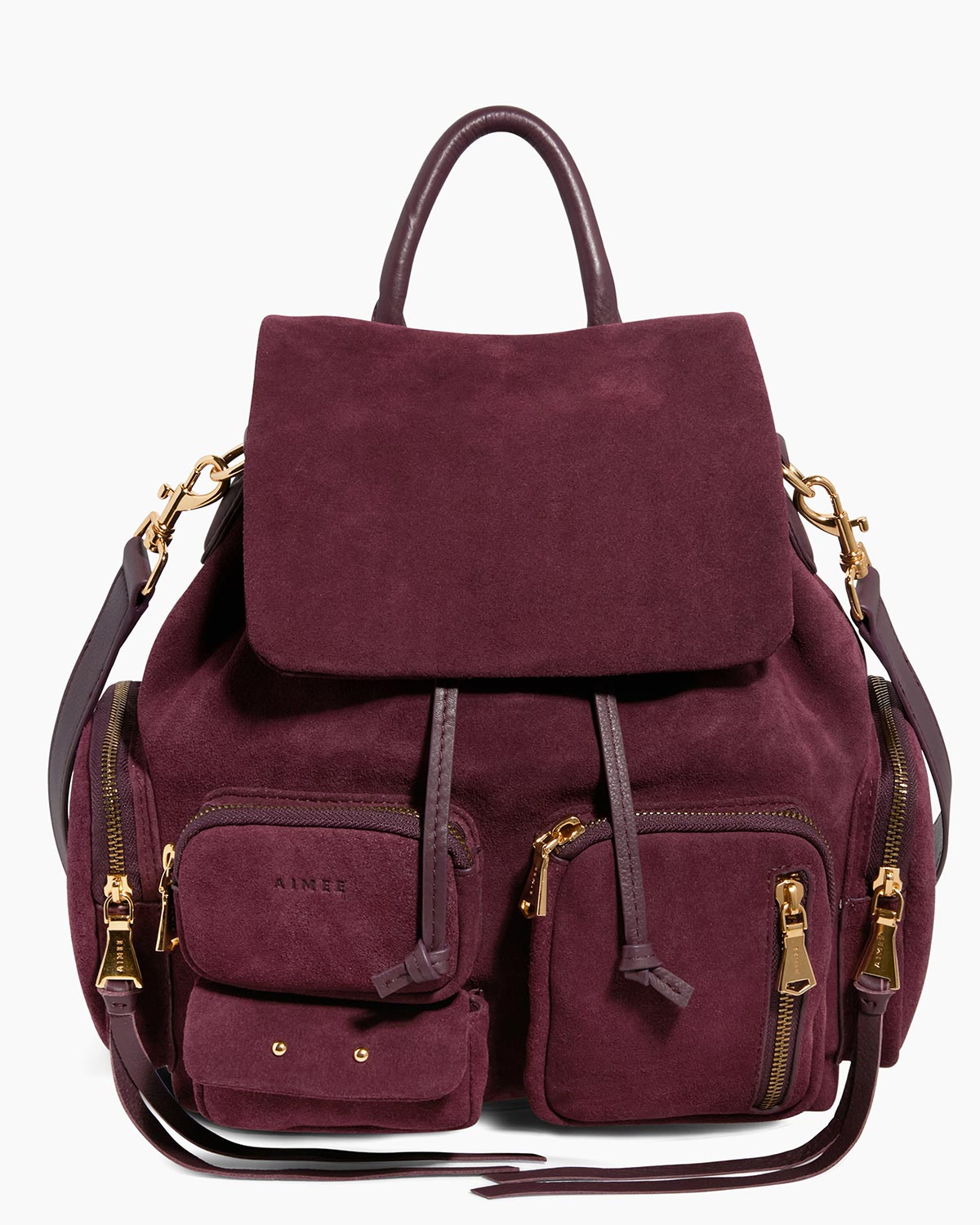 Cherry Away We Go Backpack Designer Leather Handbag For Women