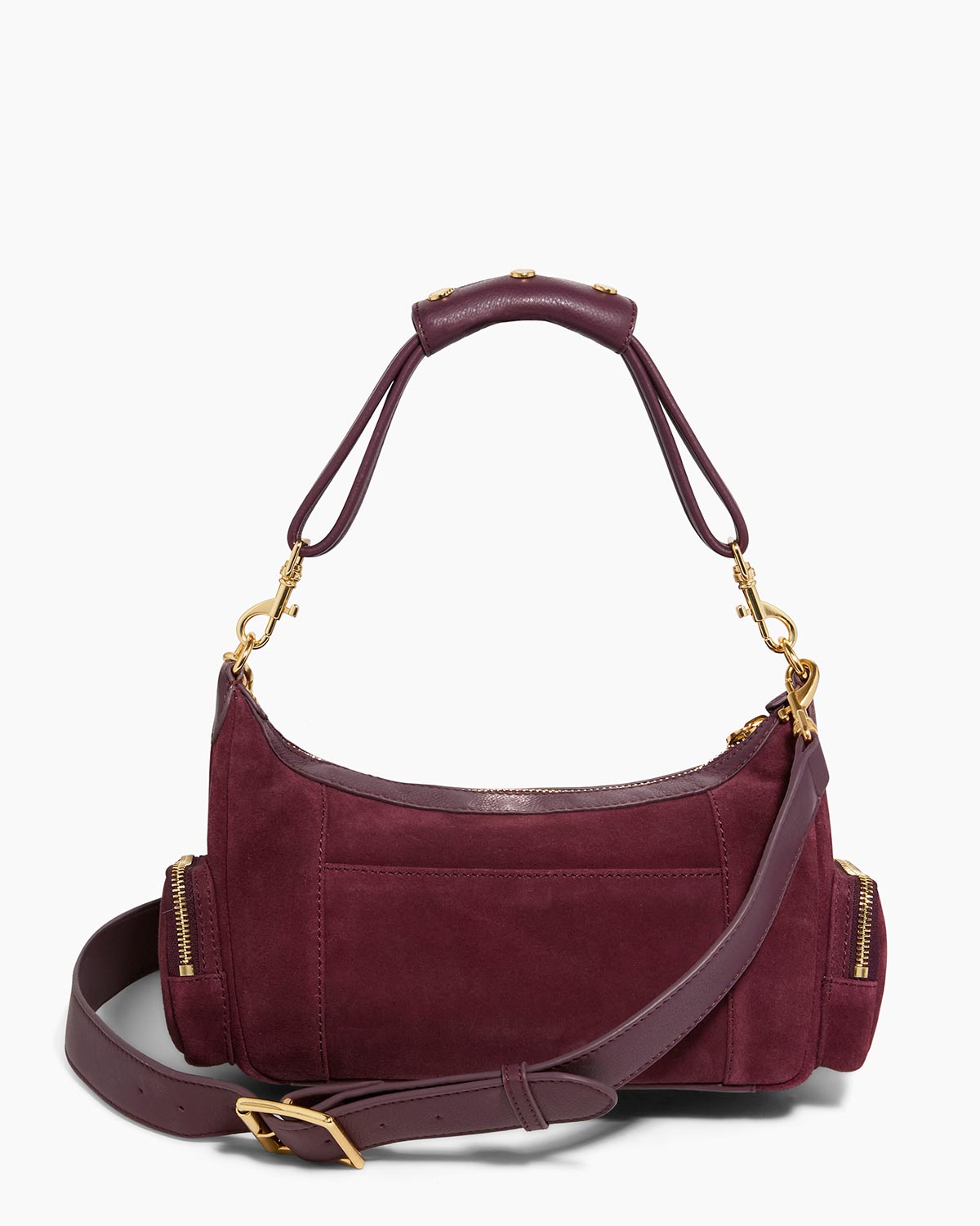 Cherry Away We Go Convertible Shoulder Designer Leather Handbag
