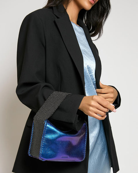 Chain-Mail Top Handle| Aimee Kestenberg Leather Handbags for Women