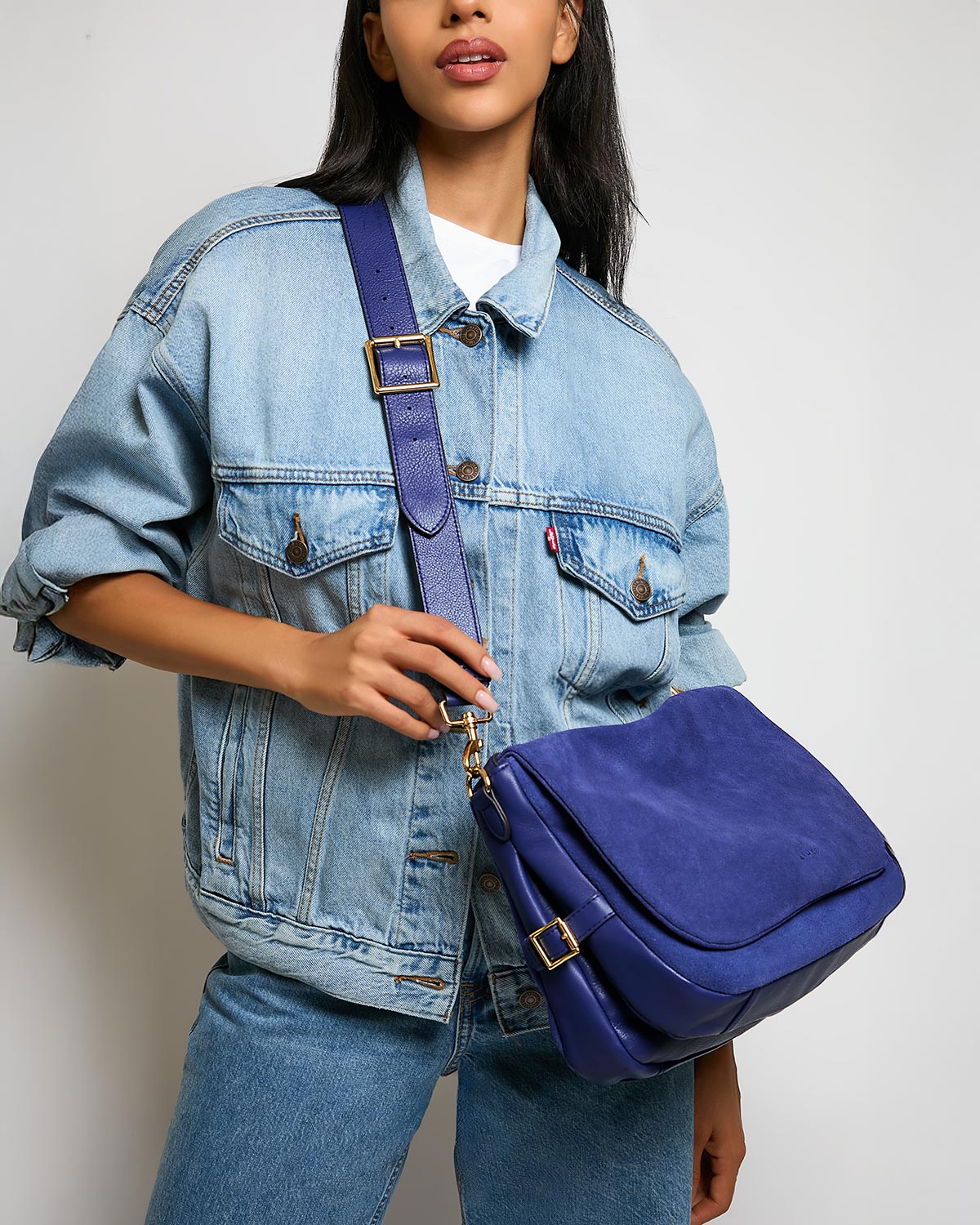 Dusk Gramercy Messenger Designer Leather Handbag For Women | AIMEE