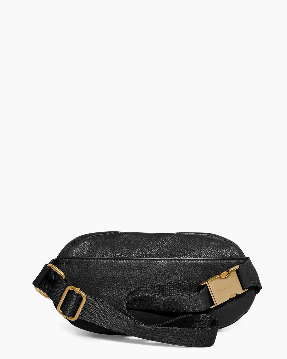 Black Milan Bum Bag Designer Leather Handbag For Women | AIMEE by 