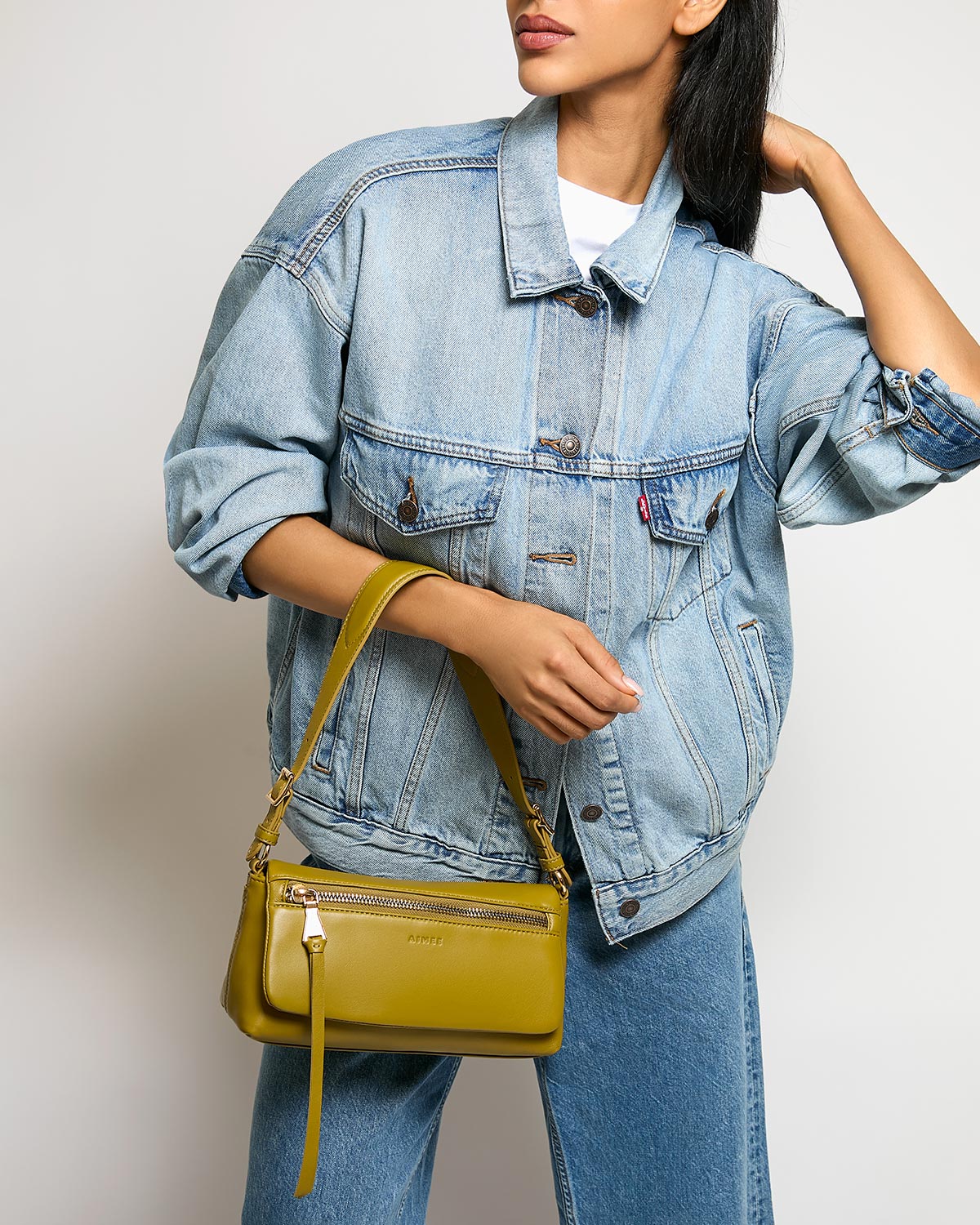 Cumin Rover Convertible Shoulder Designer Leather Handbag For