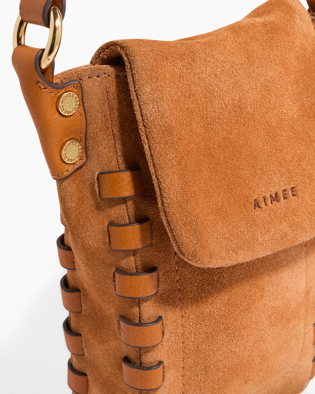 バッグ KEESE Leather handbag Medium Rustic Zen Phone Crossbody Designer Leather Handbag For Women