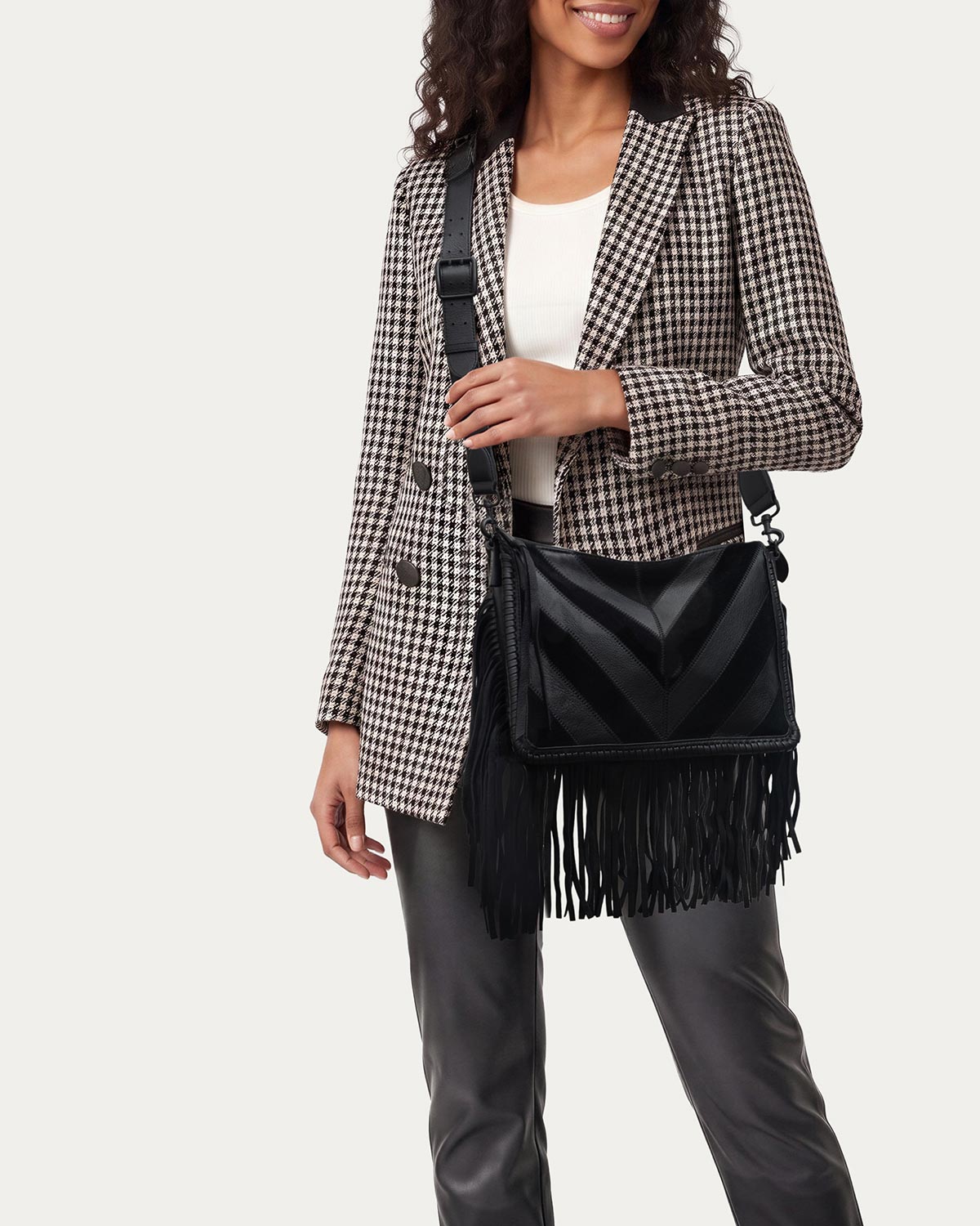 Famous Fringe Large Crossbody