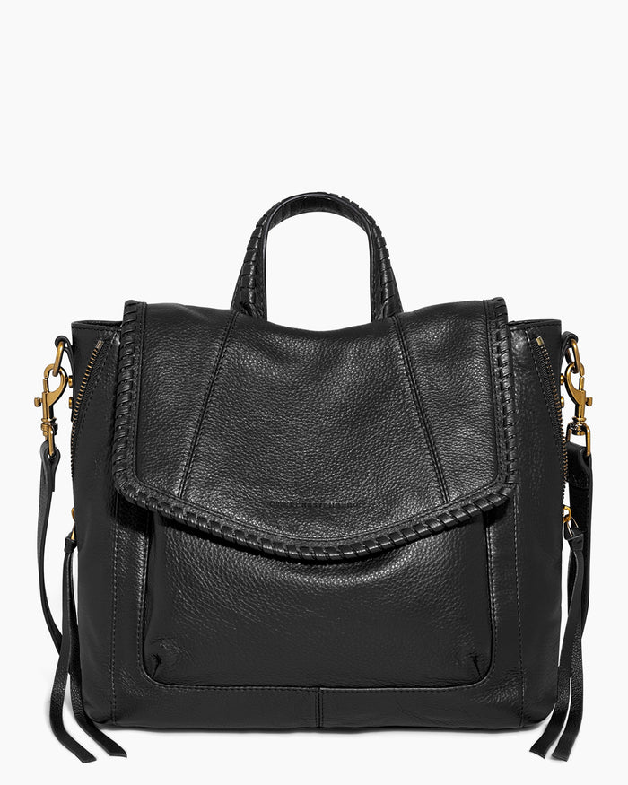 aimee kestenberg All For Love Convertible Backpack Black with 14k Yellow Gold