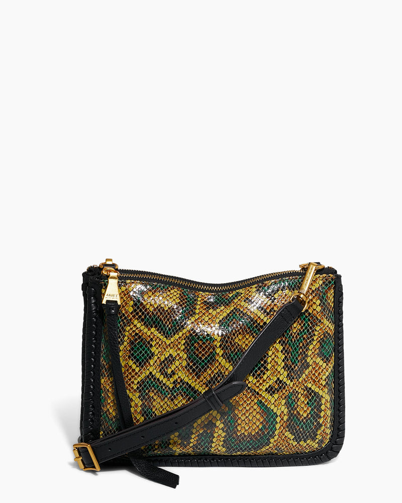 Famous Double Top Zip Crossbody