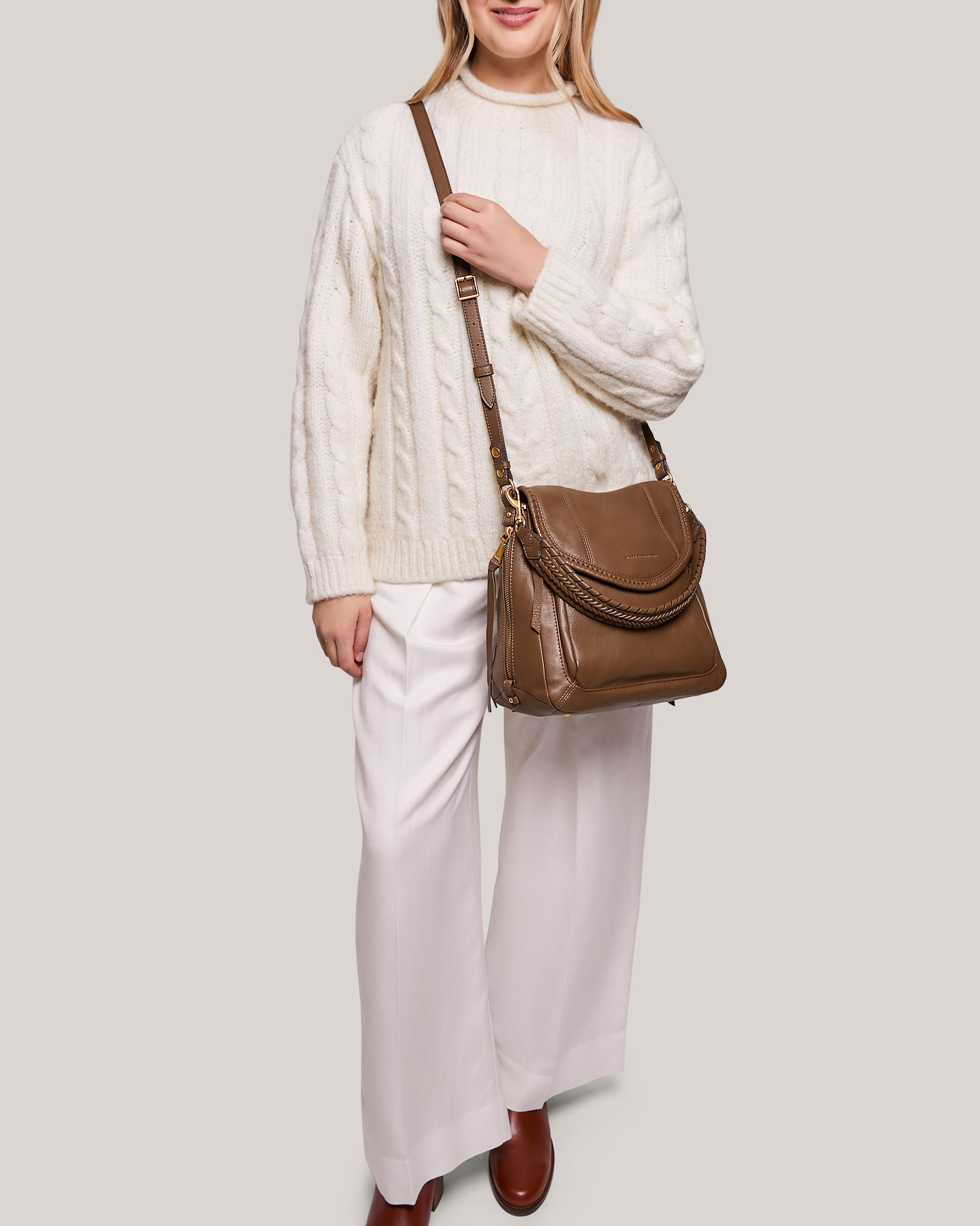 All For Love Zip Top Convertible Shoulder | Aimee Kestenberg