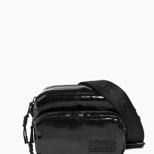 Nylon Camera Crossbody - Black Ripstop | Aimee Kestenberg – A I M E E