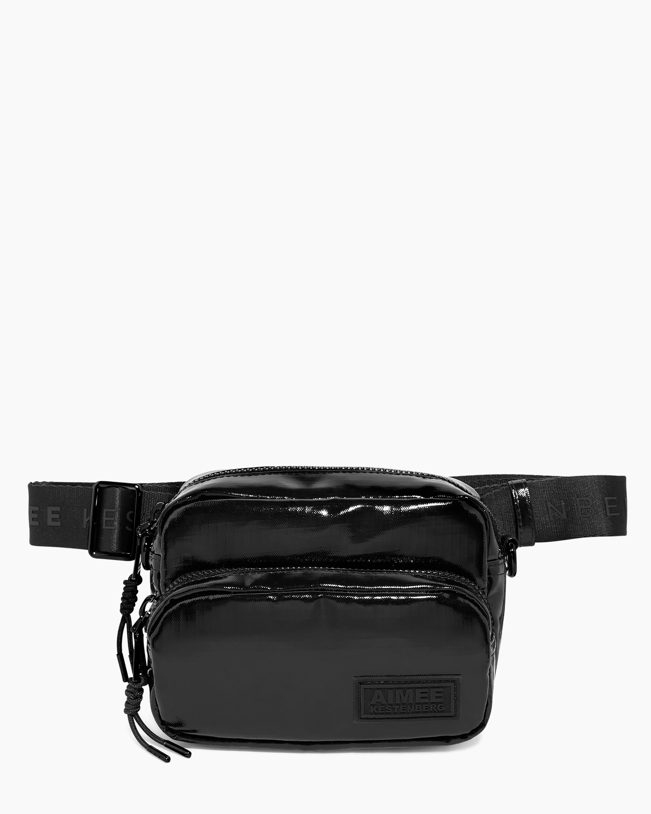 Black Dakota Nylon Camera Crossbody Designer Leather Handbag For