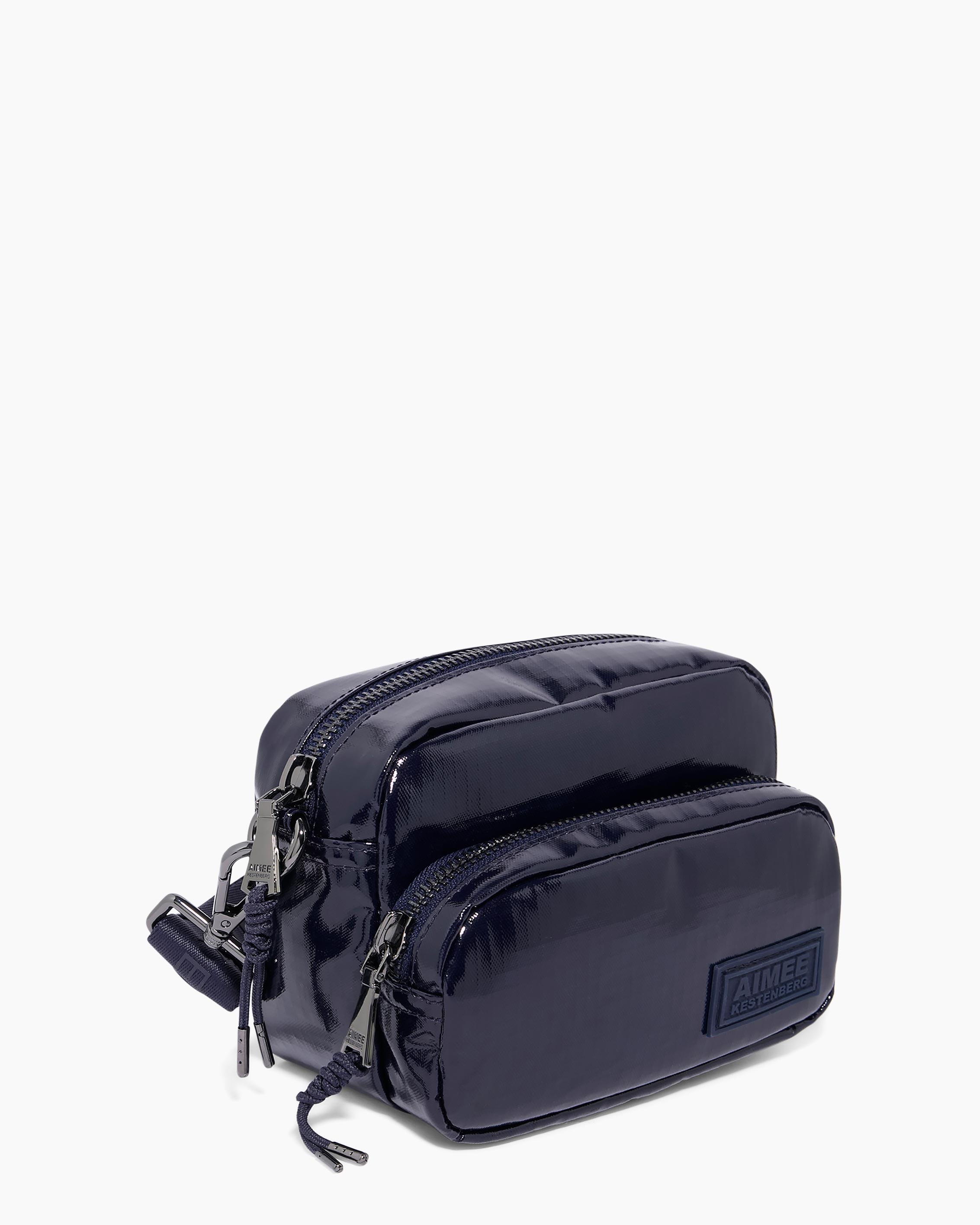 Dakota Nylon Camera Crossbody - Midnight Blue Ripstop | Aimee