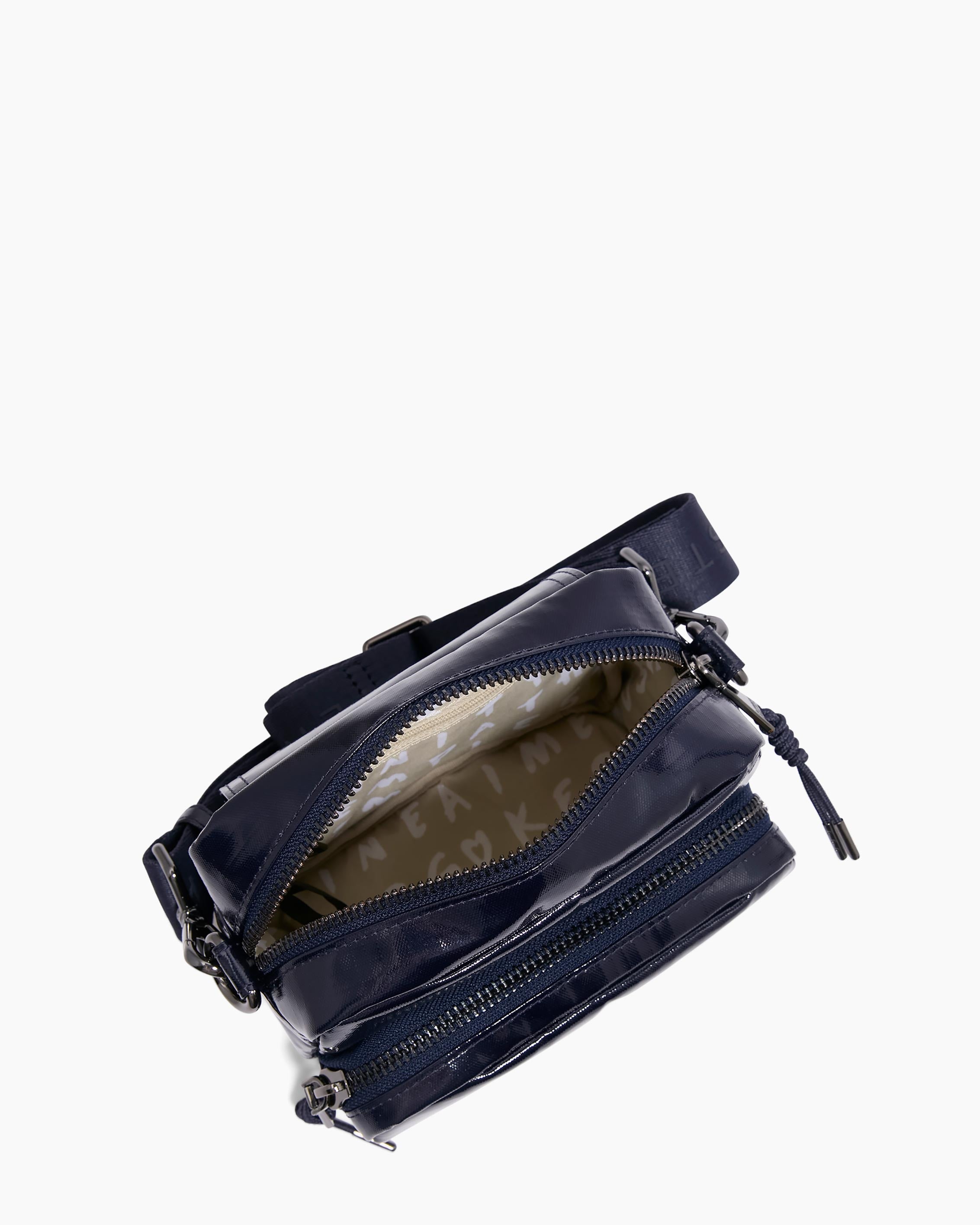 Dakota Nylon Camera Crossbody - Midnight Blue Ripstop | Aimee