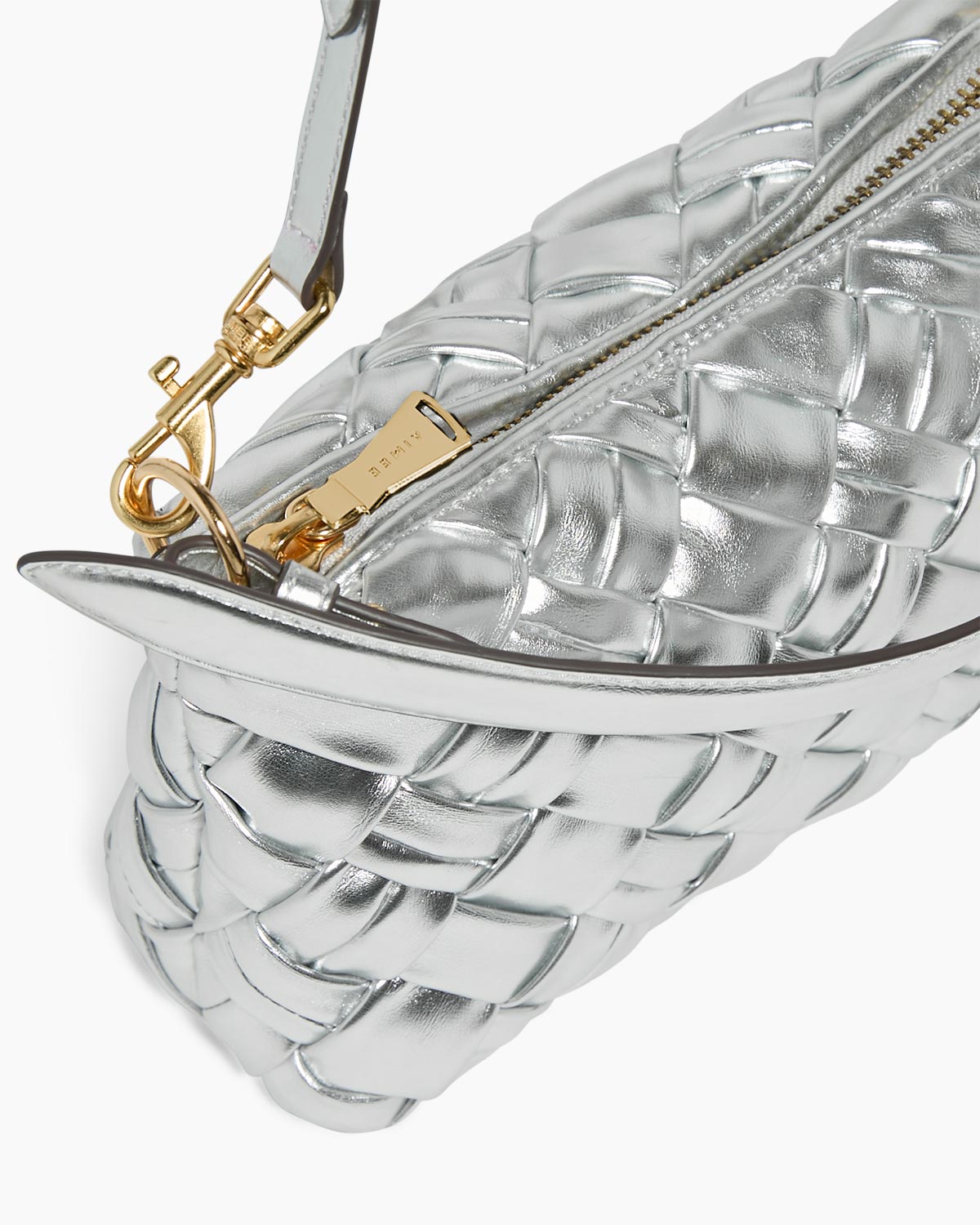 Woven Ava Convertible Shoulder Designer Leather Handbag For Women