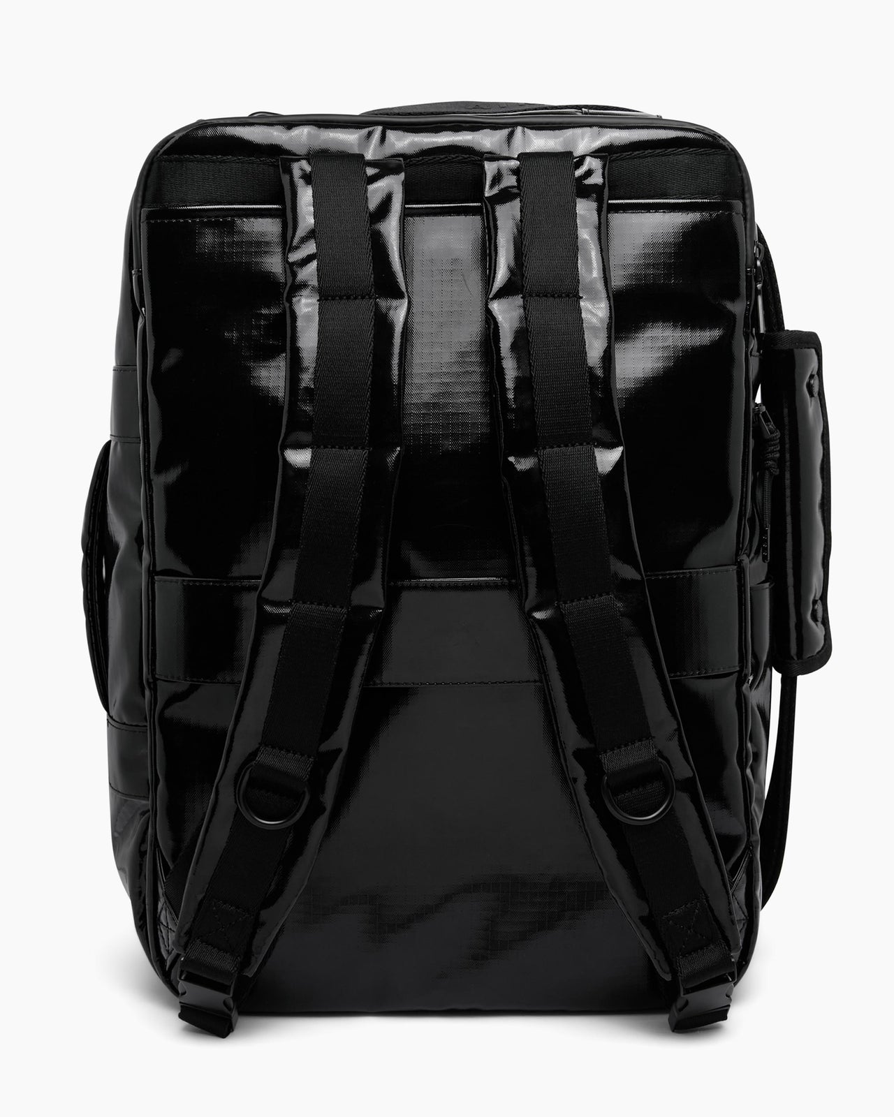 Dakota Faux Leather Travel Backpack in Black
