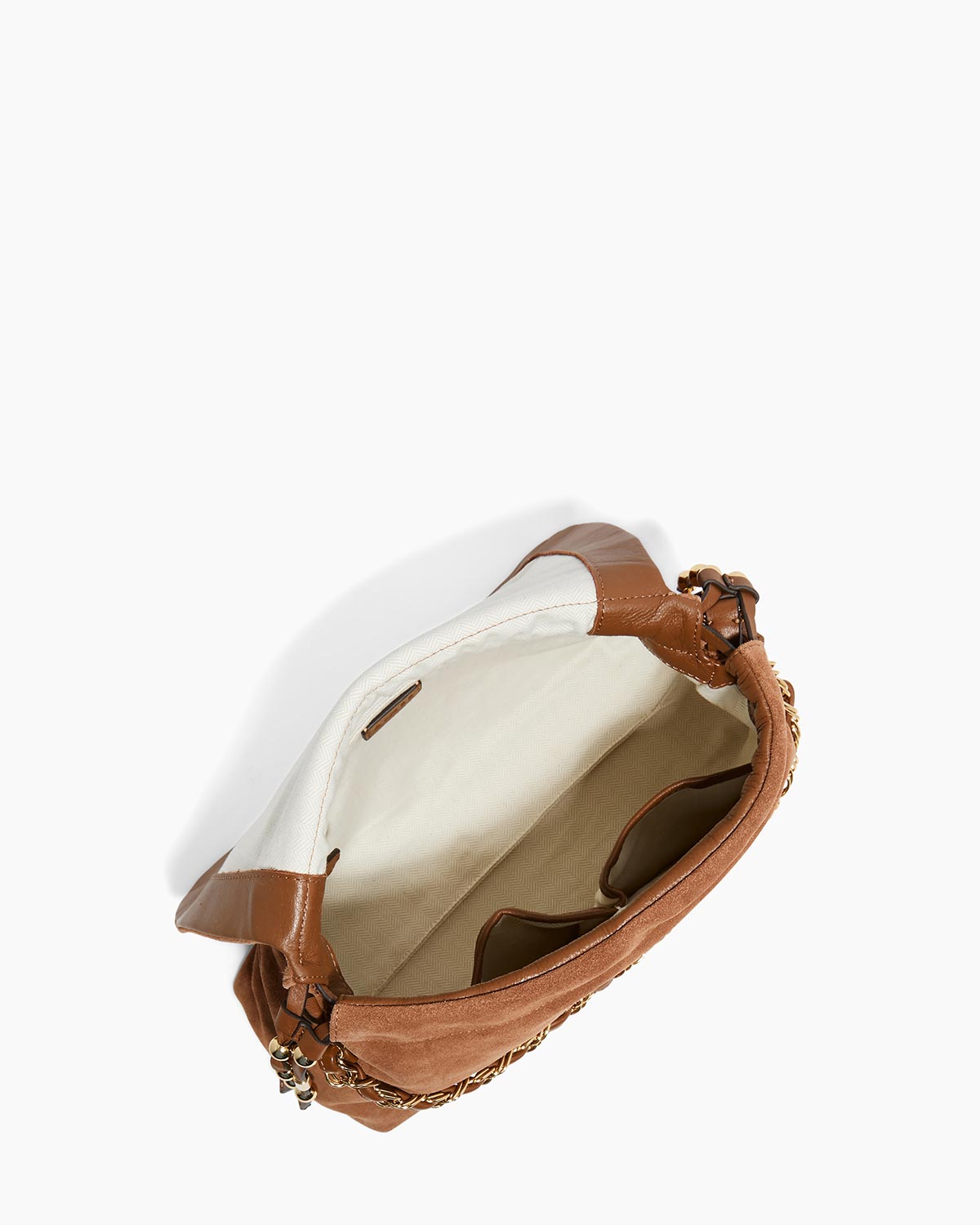Chestnut Lennon Convertible Crossbody Designer Leather Handbag For