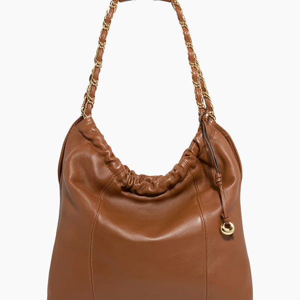 Chestnut Lennon Large Shoulder Designer Leather Handbag For Women