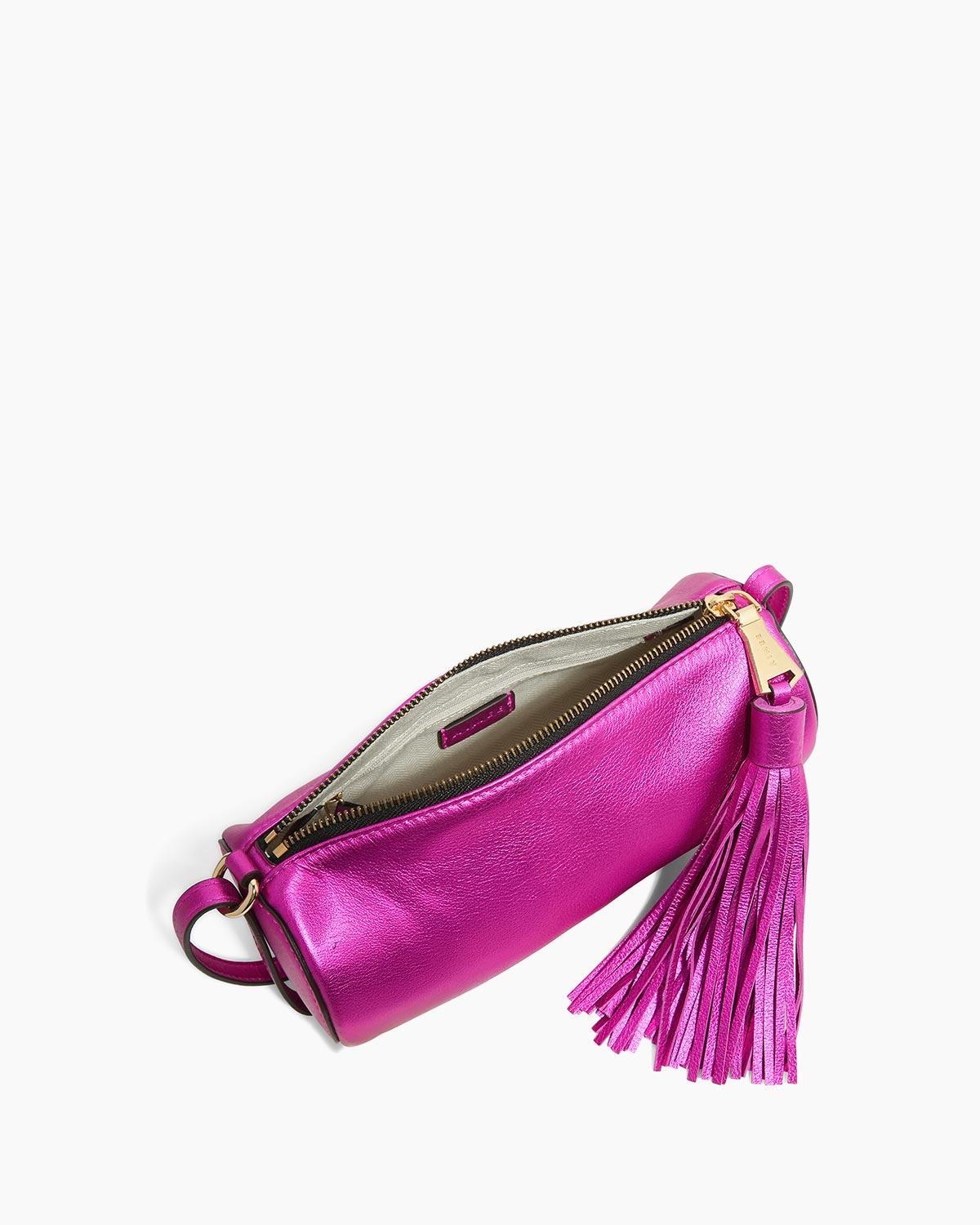 Metallic Onyx Hour Barrel Shoulder Designer Leather Handbag For