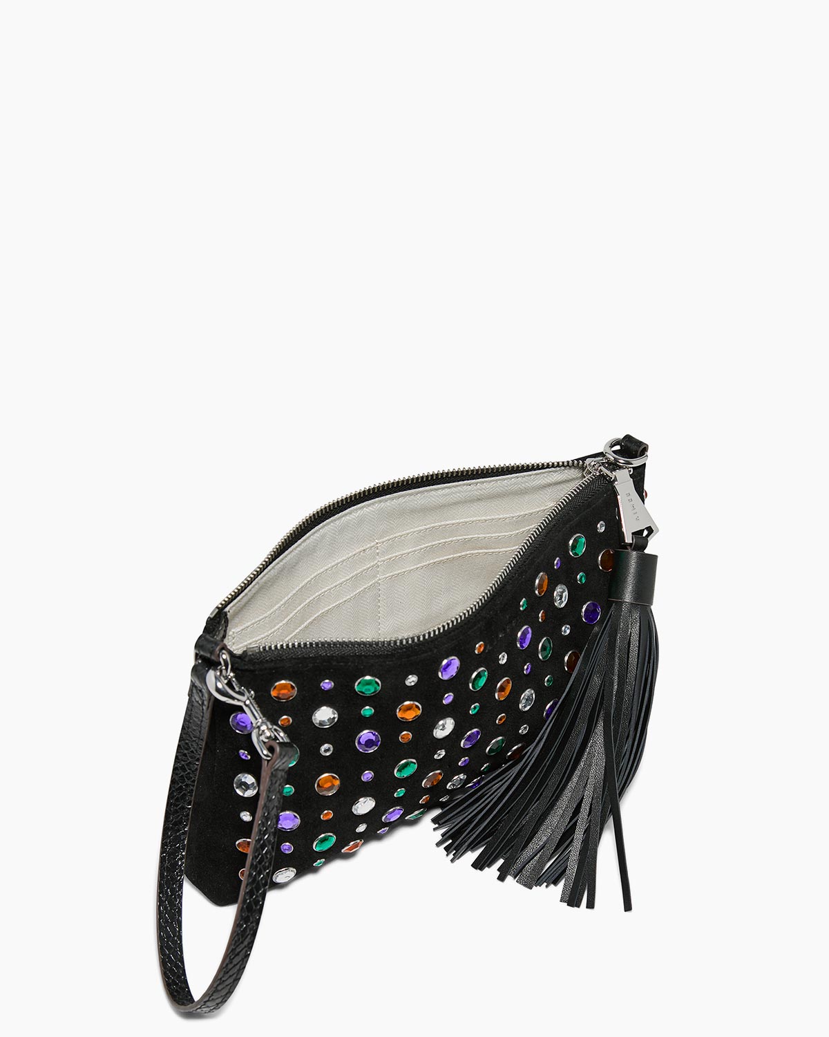 Onyx Hour Zip Clutch