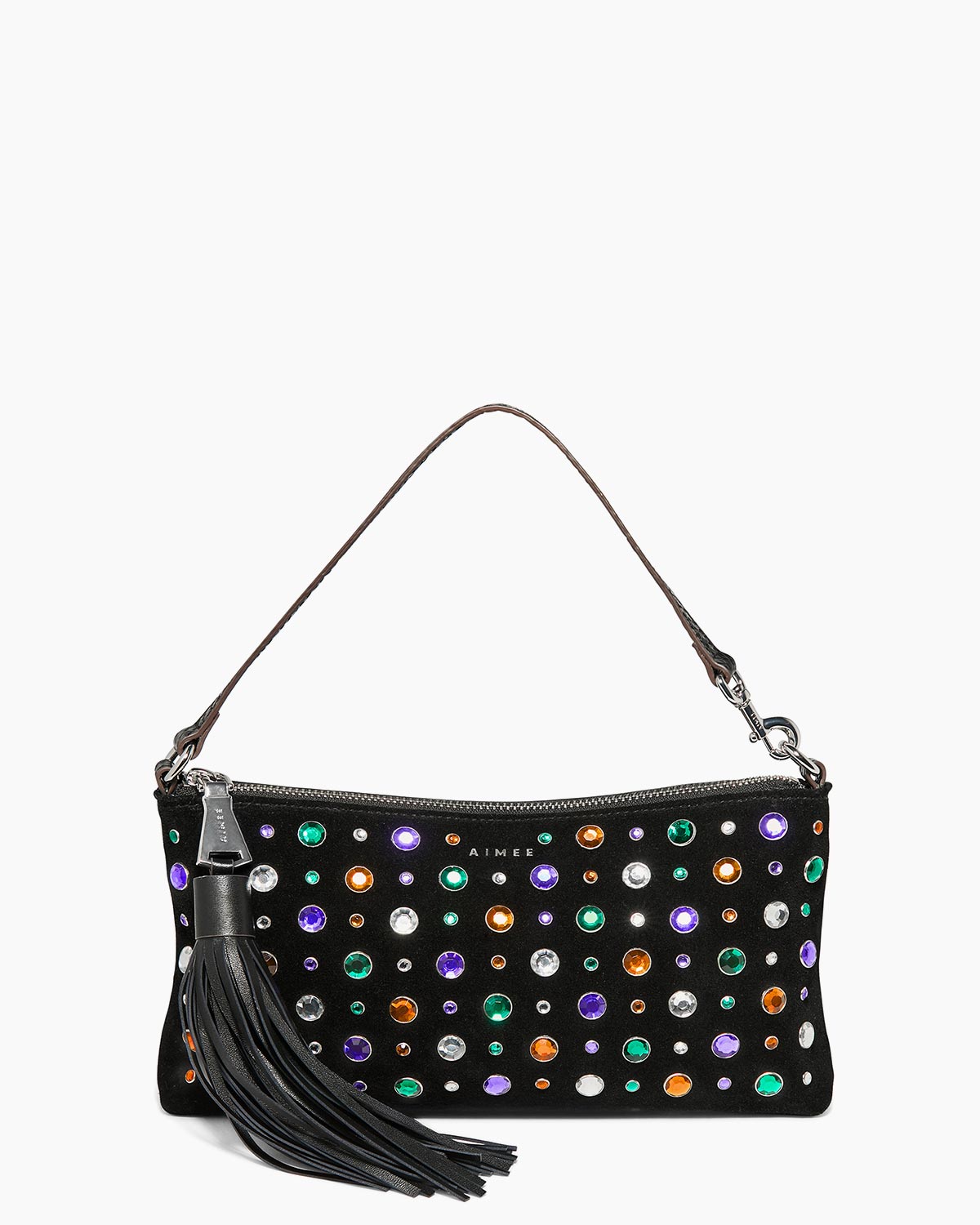 Onyx Hour Zip Clutch