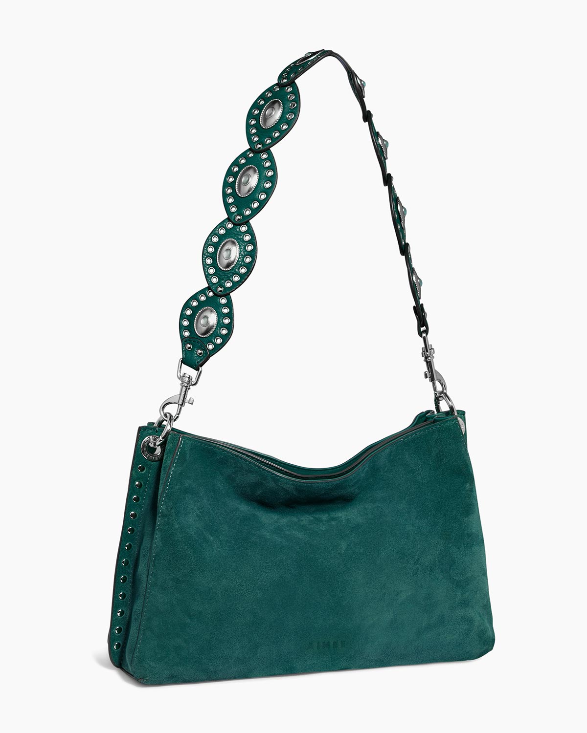 Deep Roma Double Entry Shoulder Designer Leather Handbag For Women