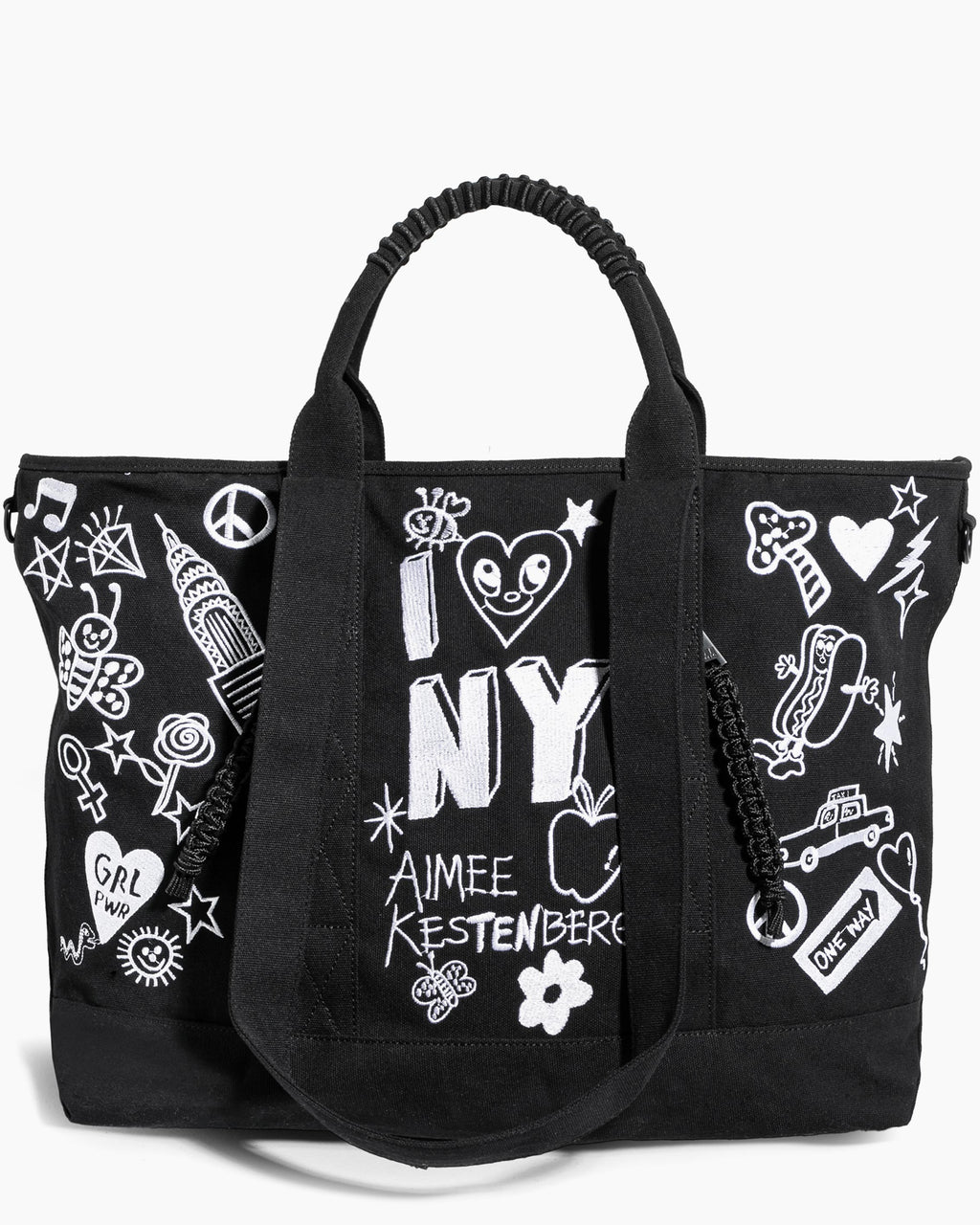 Aimee x ISC 10 Year Anniversary Tote Black/White| Aimee Kestenberg