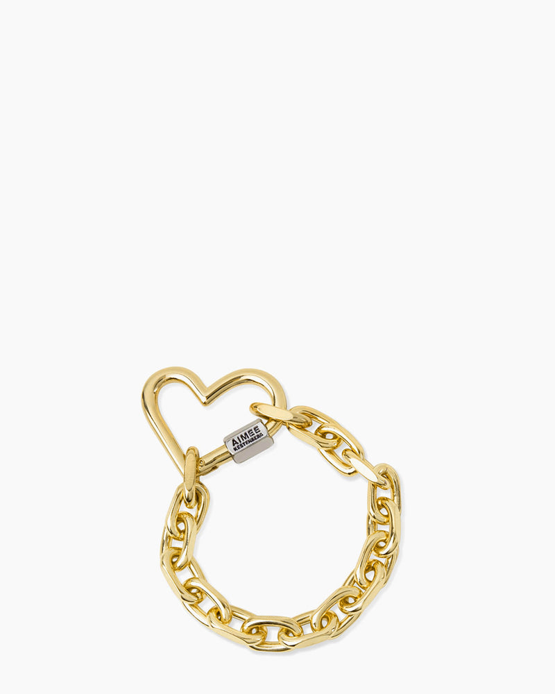 It's A Love Thing Heart Chain Bracelet