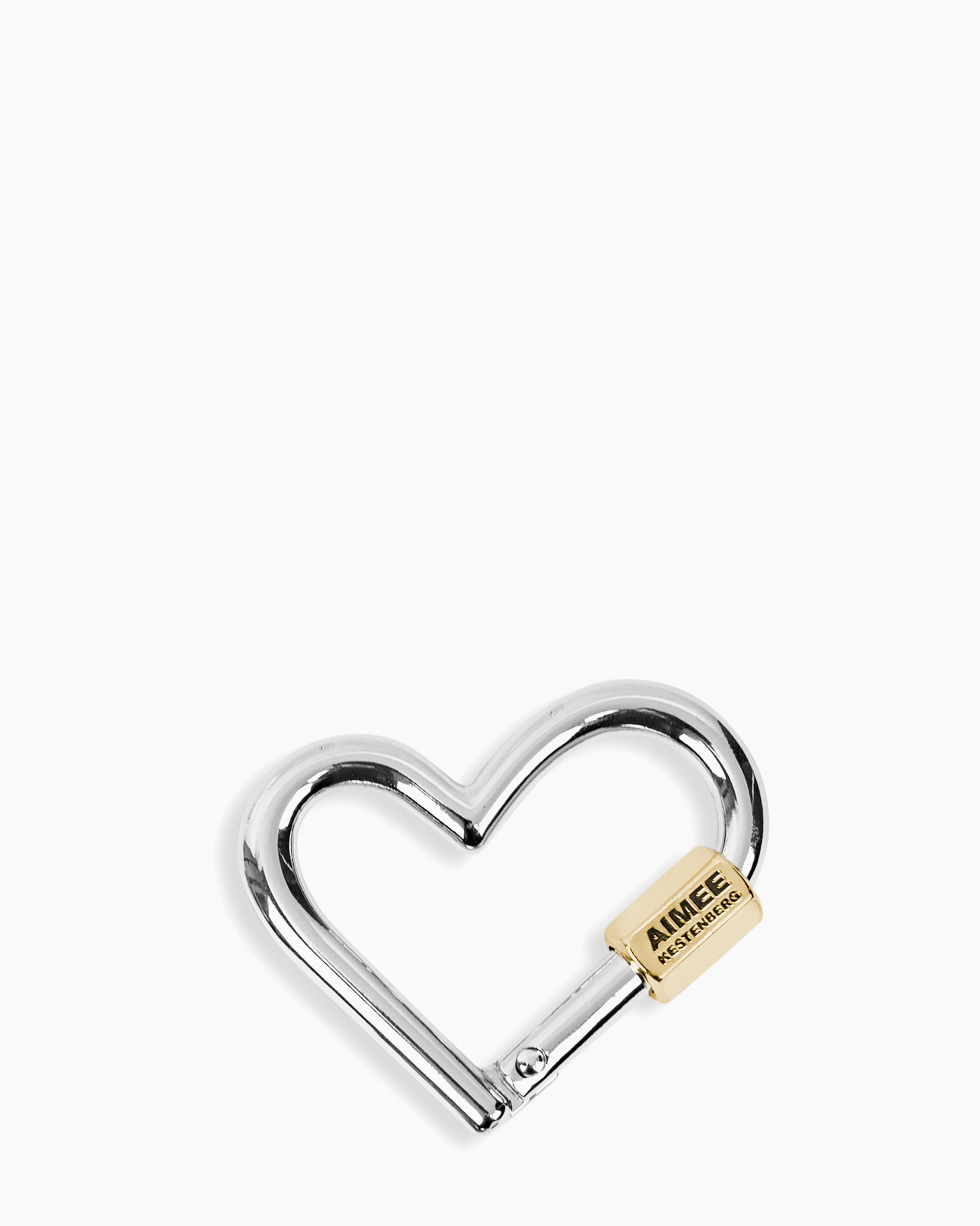 Aimee Kestenberg | It's A Love Thing Heart Key Fob Silver – A I M E E