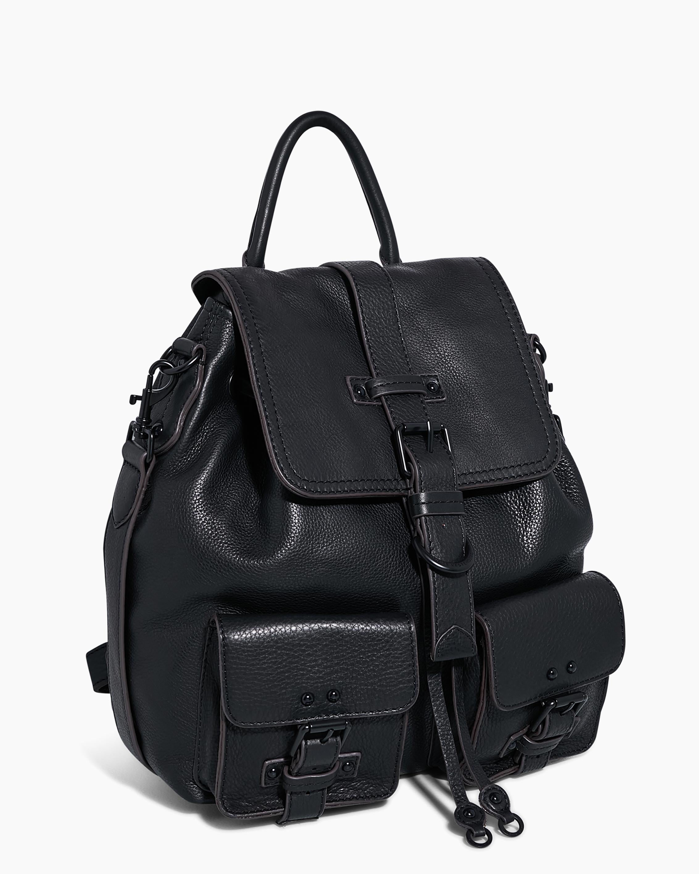 Nutshell Saddle-Up Backpack Designer Leather Handbag For Women