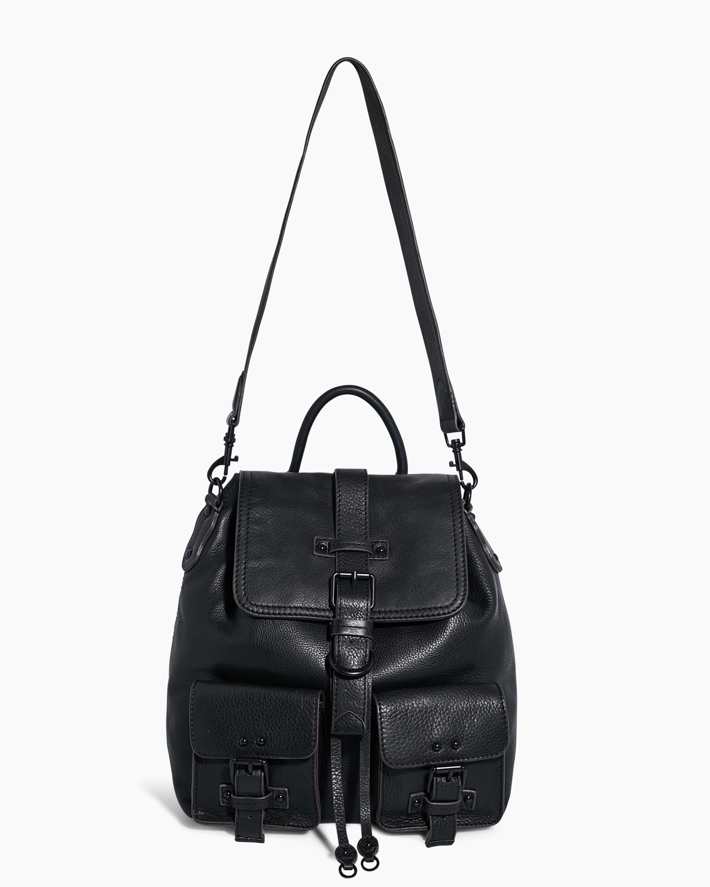 Nutshell Saddle-Up Backpack Designer Leather Handbag For Women